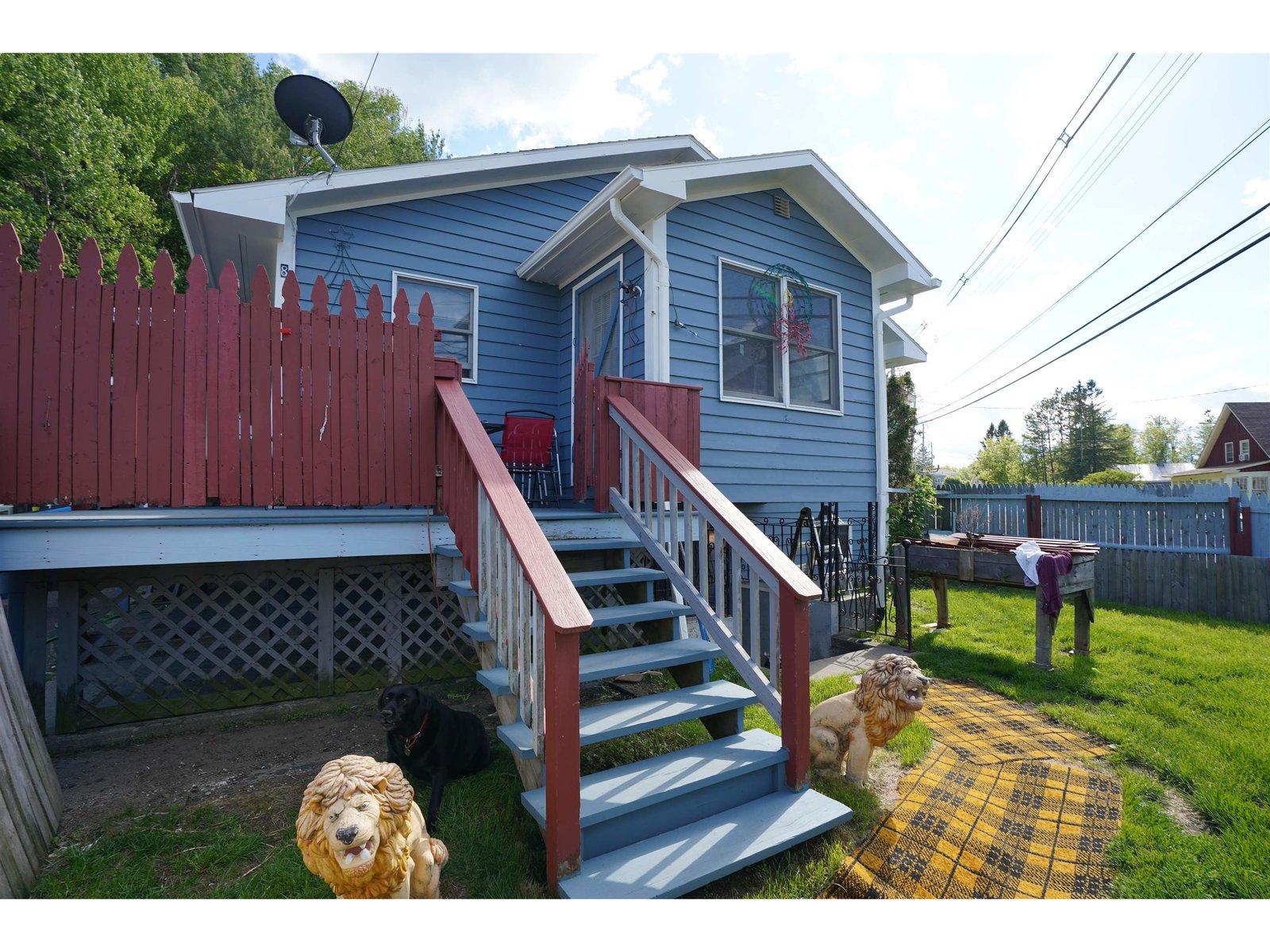 Come onto the deck Unit 1 entrance