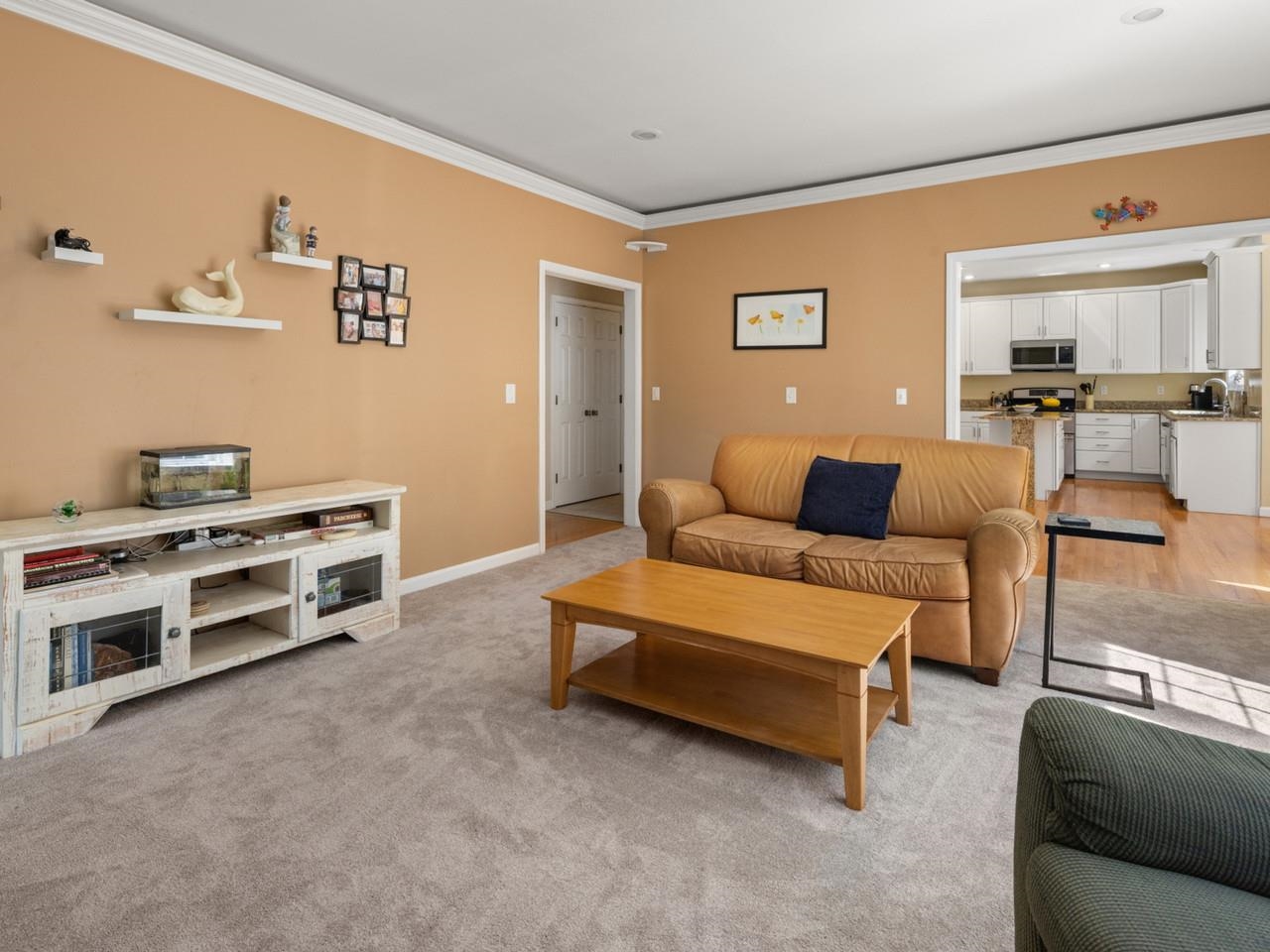 Family Room Opens to Kitchen