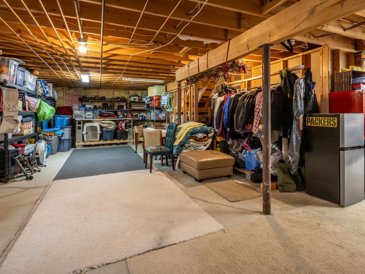 Tons of Storage Space in Bsmt
