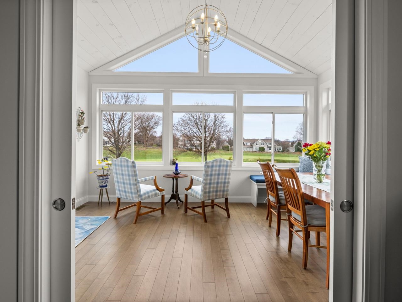 Vaulted sunroom