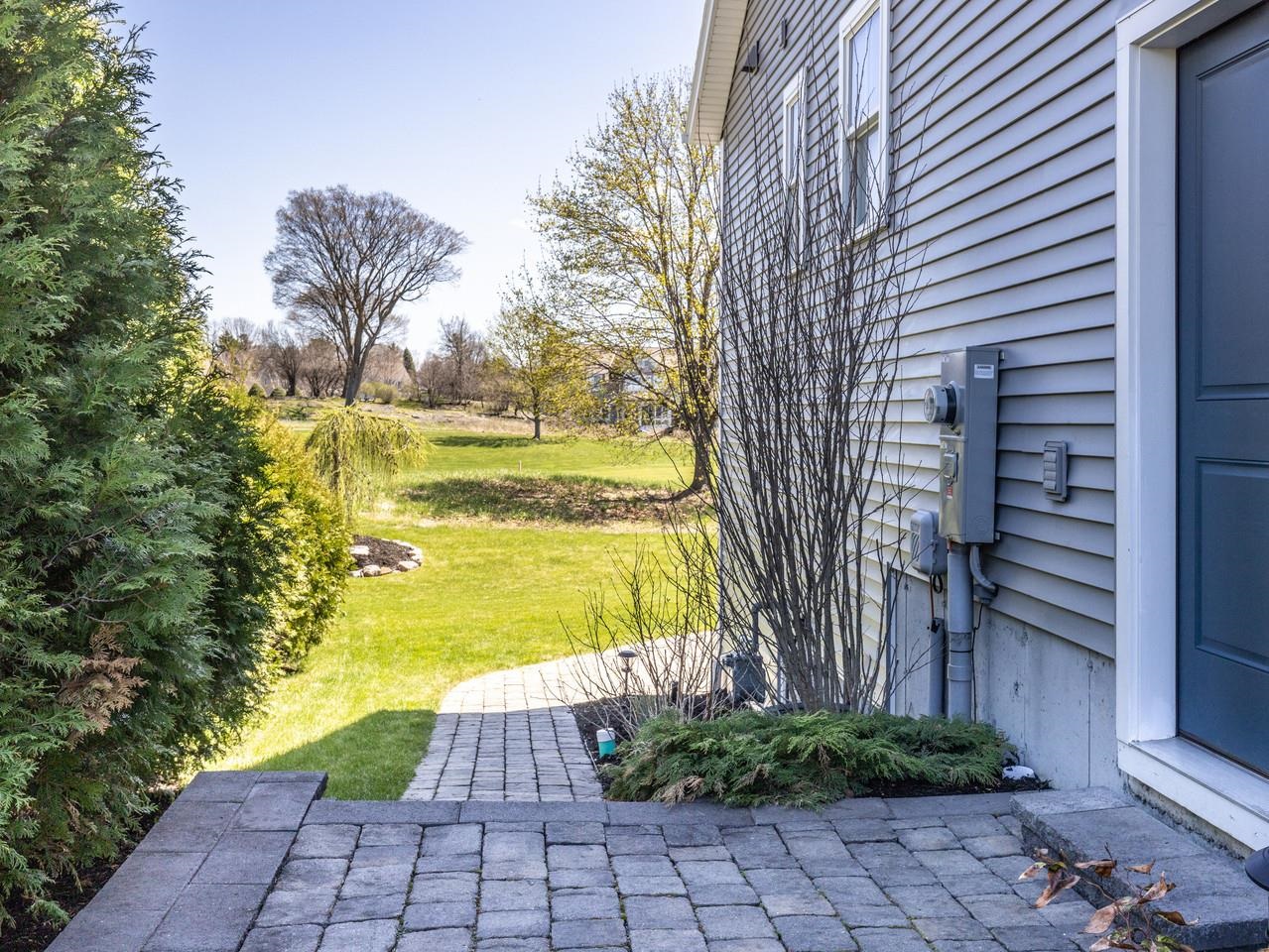 Walkway from garage