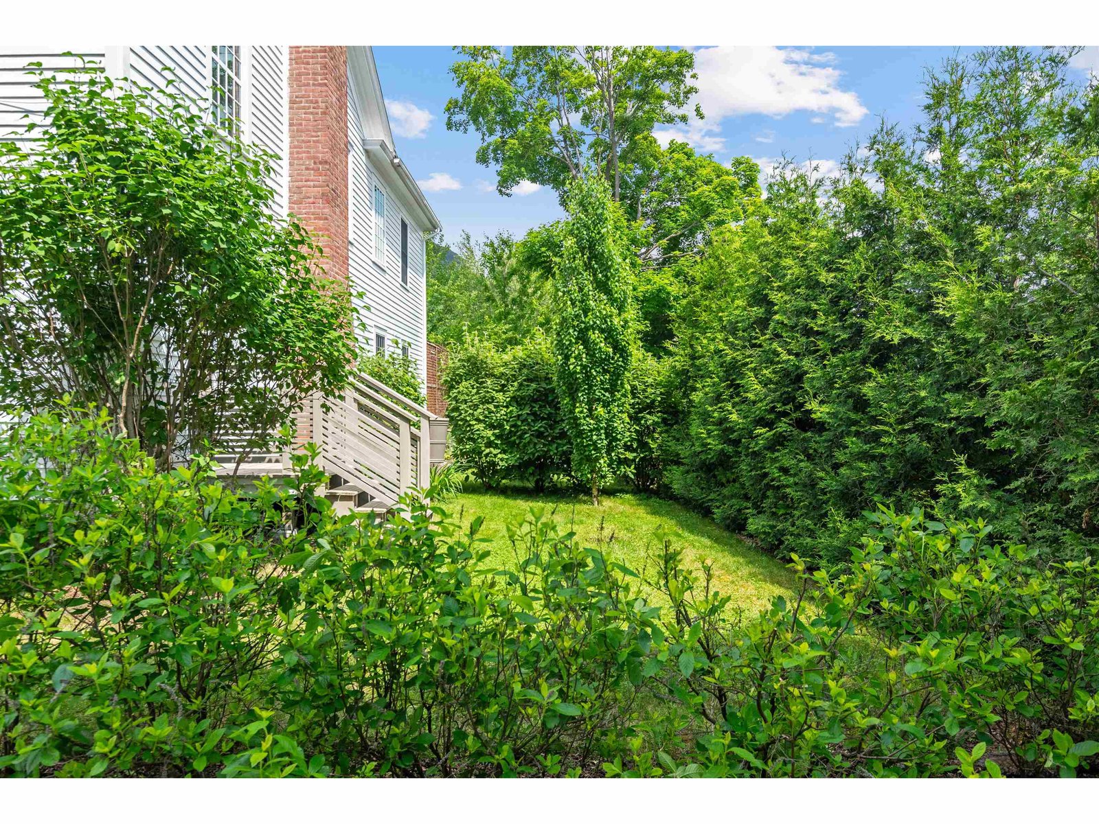 Private Back Deck and Yard Space
