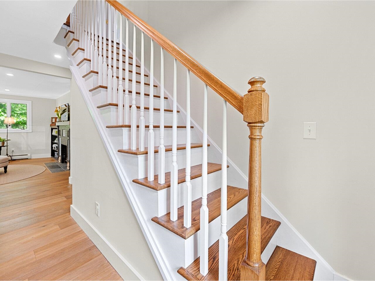 Living room to stairway view