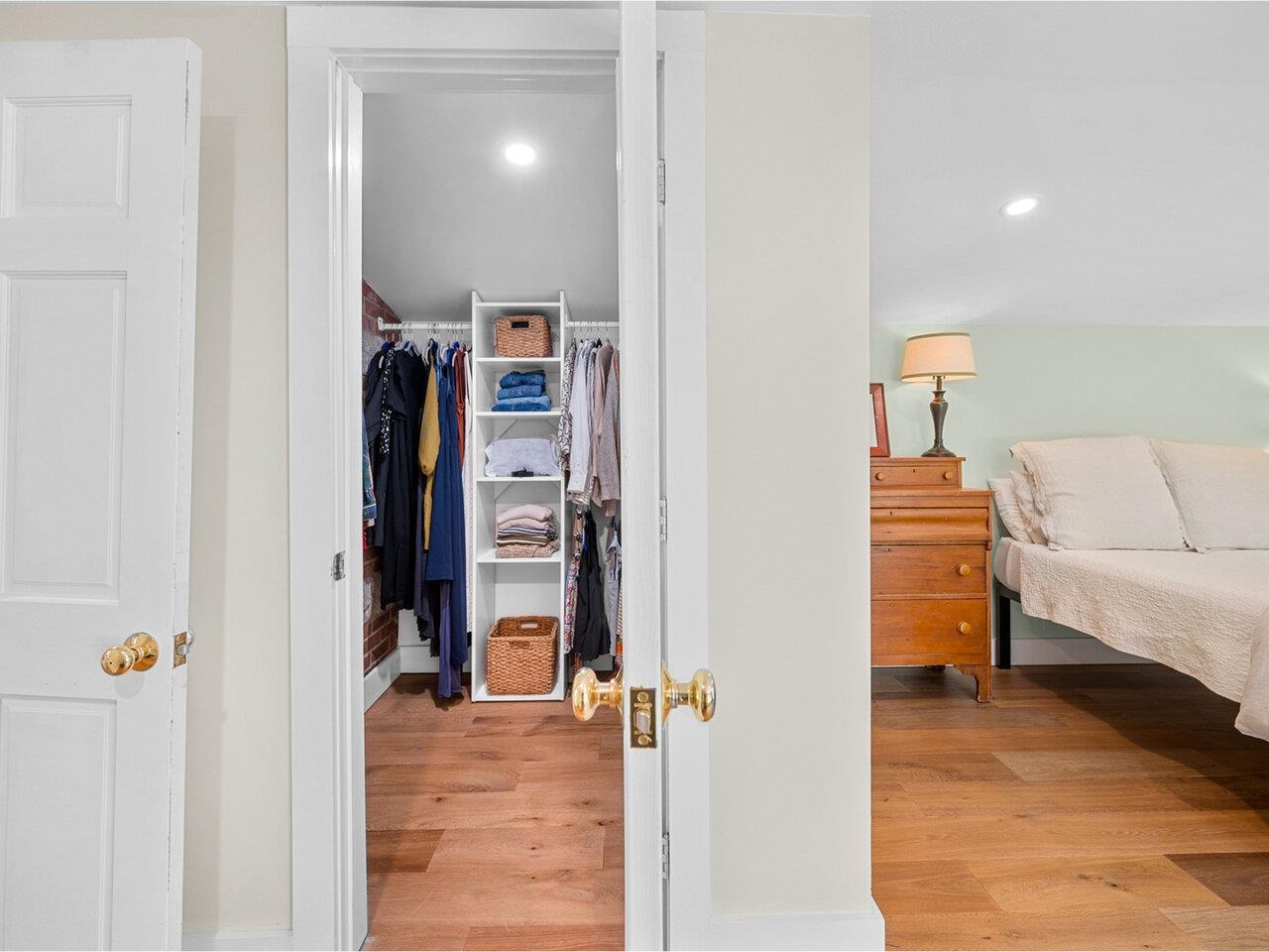 Spacious primary closet