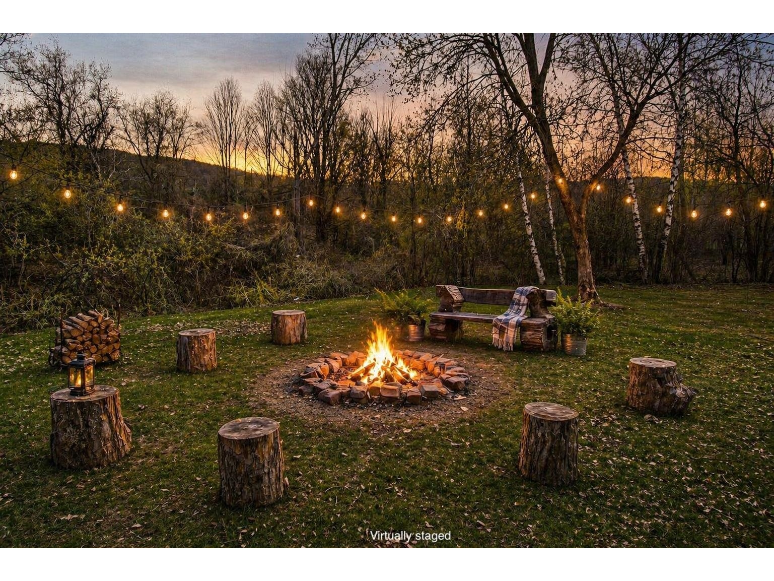 Back Yard (Virtually Staged)