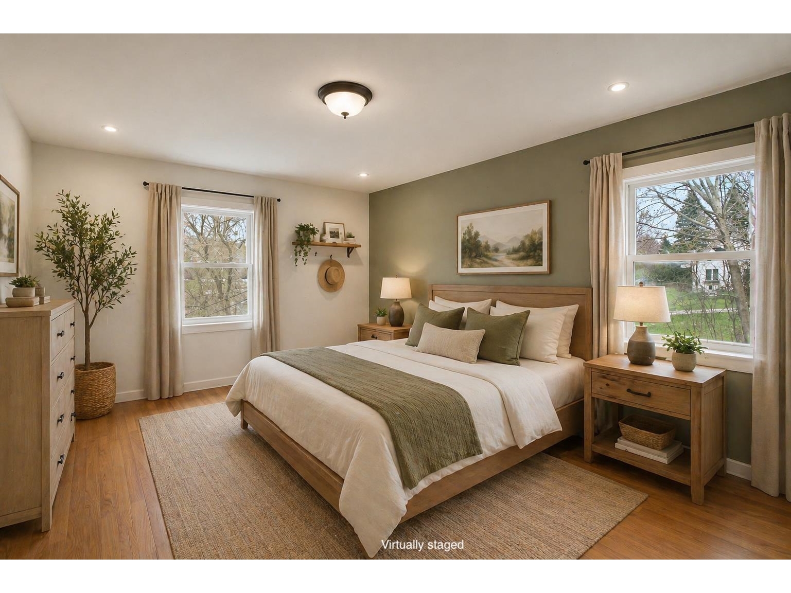 ADU Bedroom 1 (Virtually Staged)