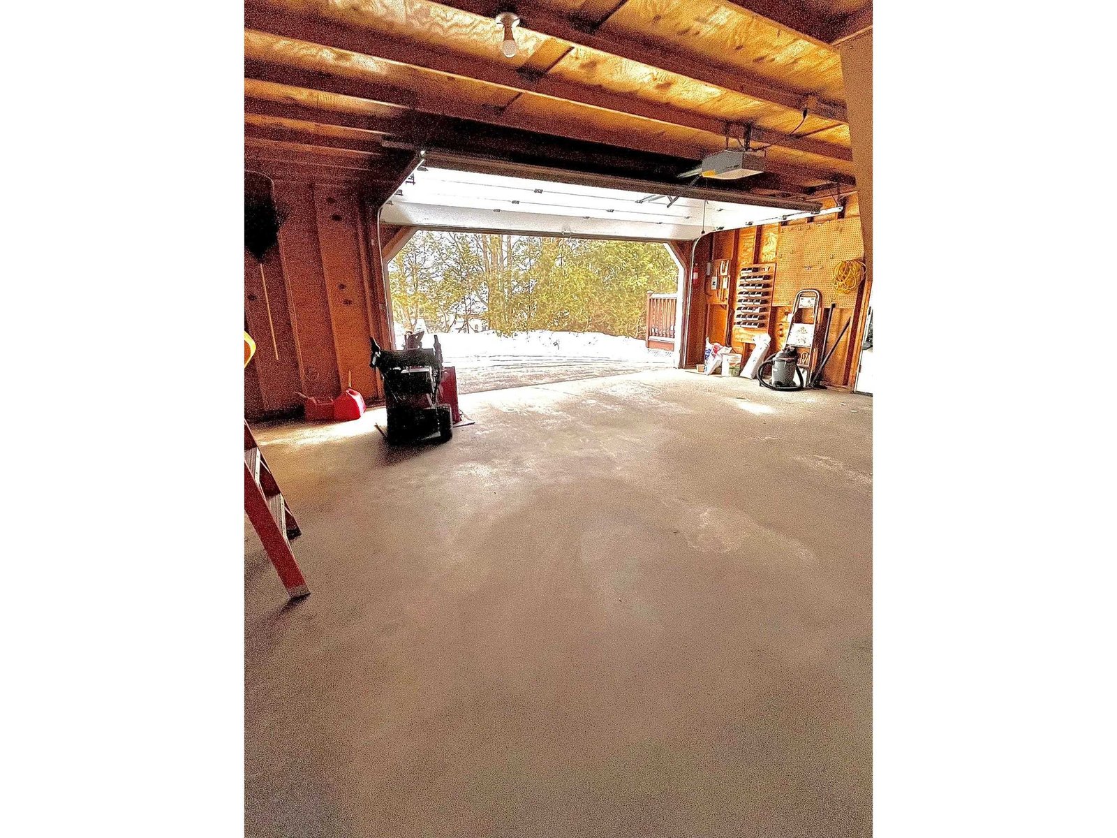 interior 2 car garage