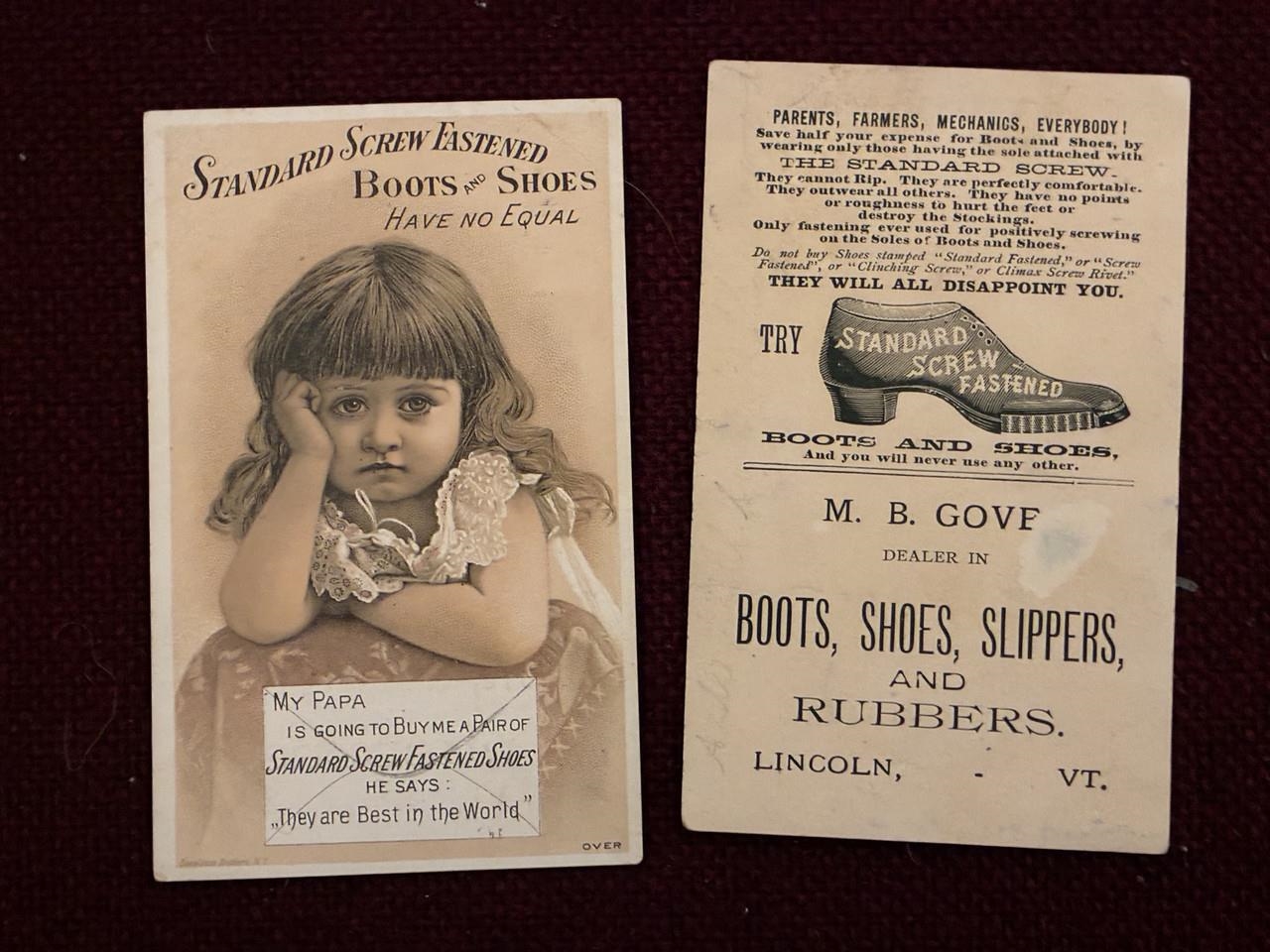 Old shoe ads!