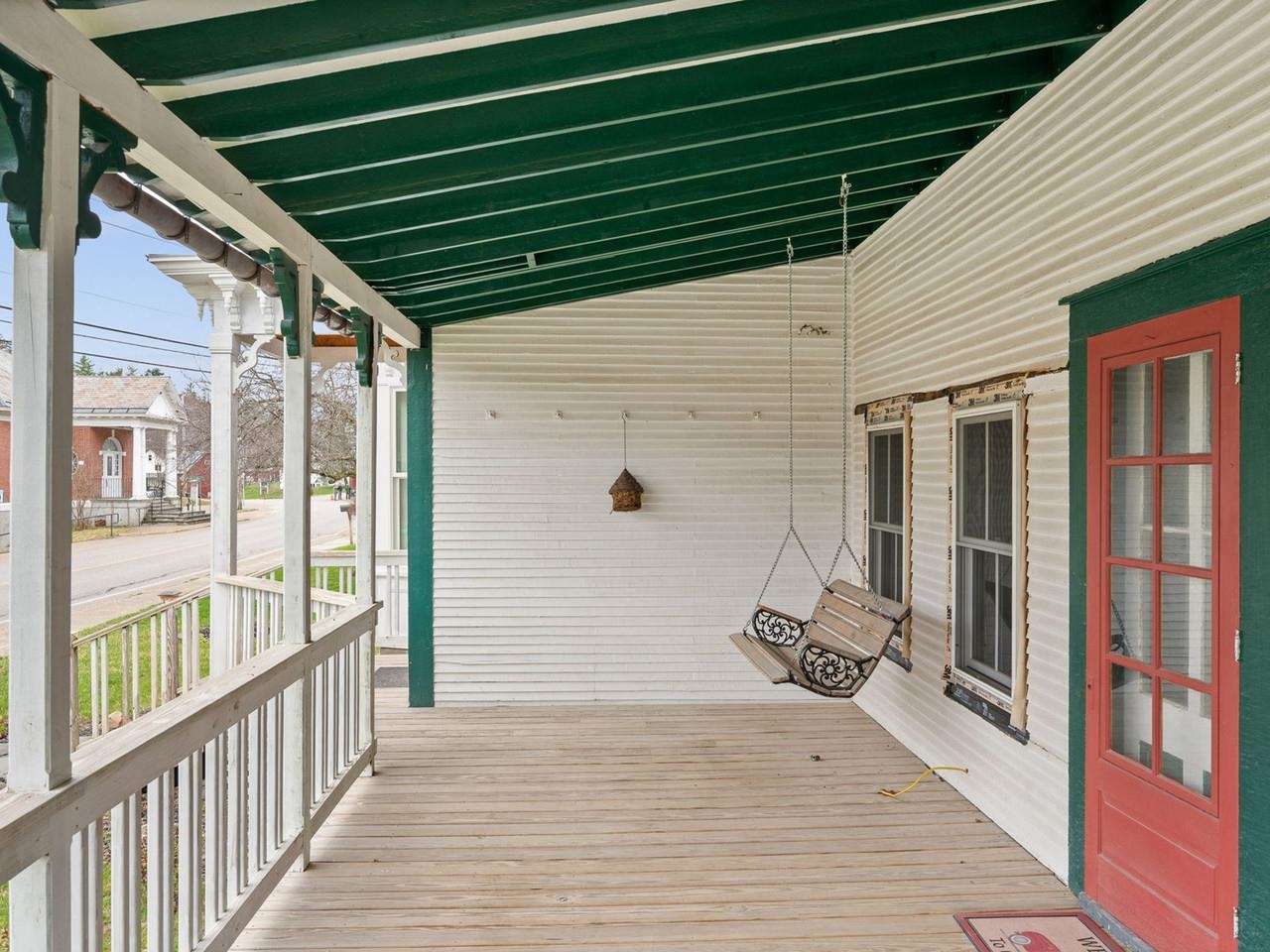 Porch with view & bench