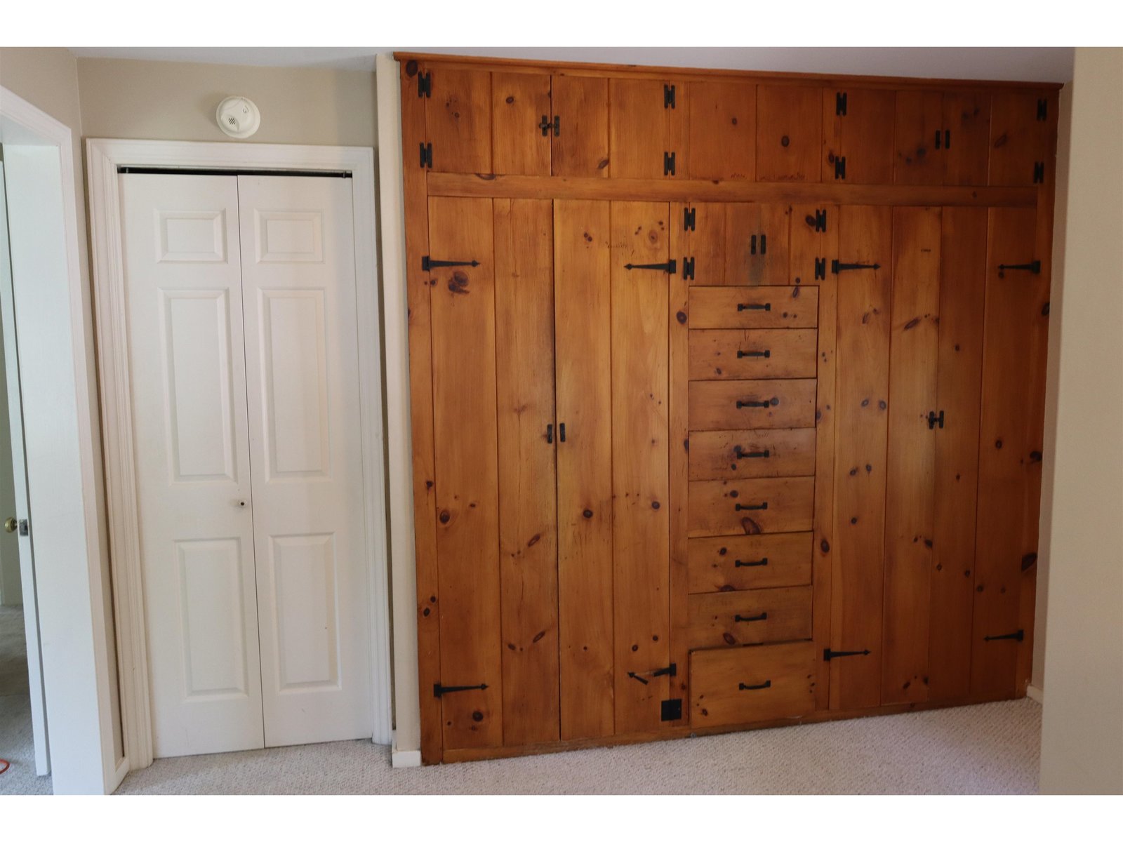 Primary dressing room with built-ins