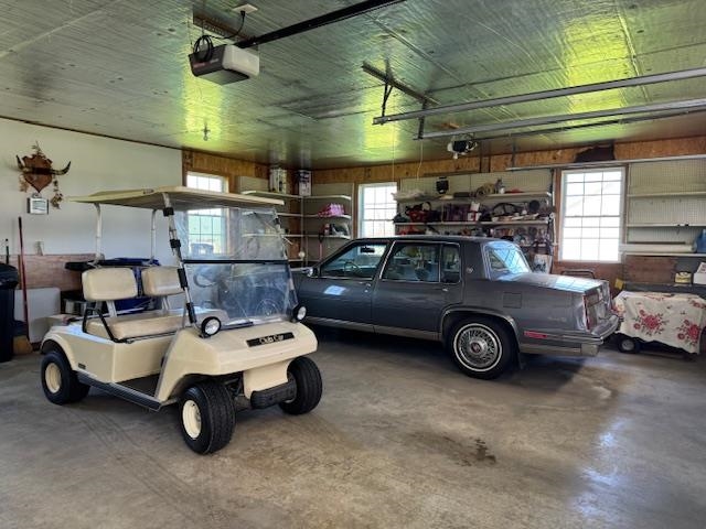 Spacious 2 car garage