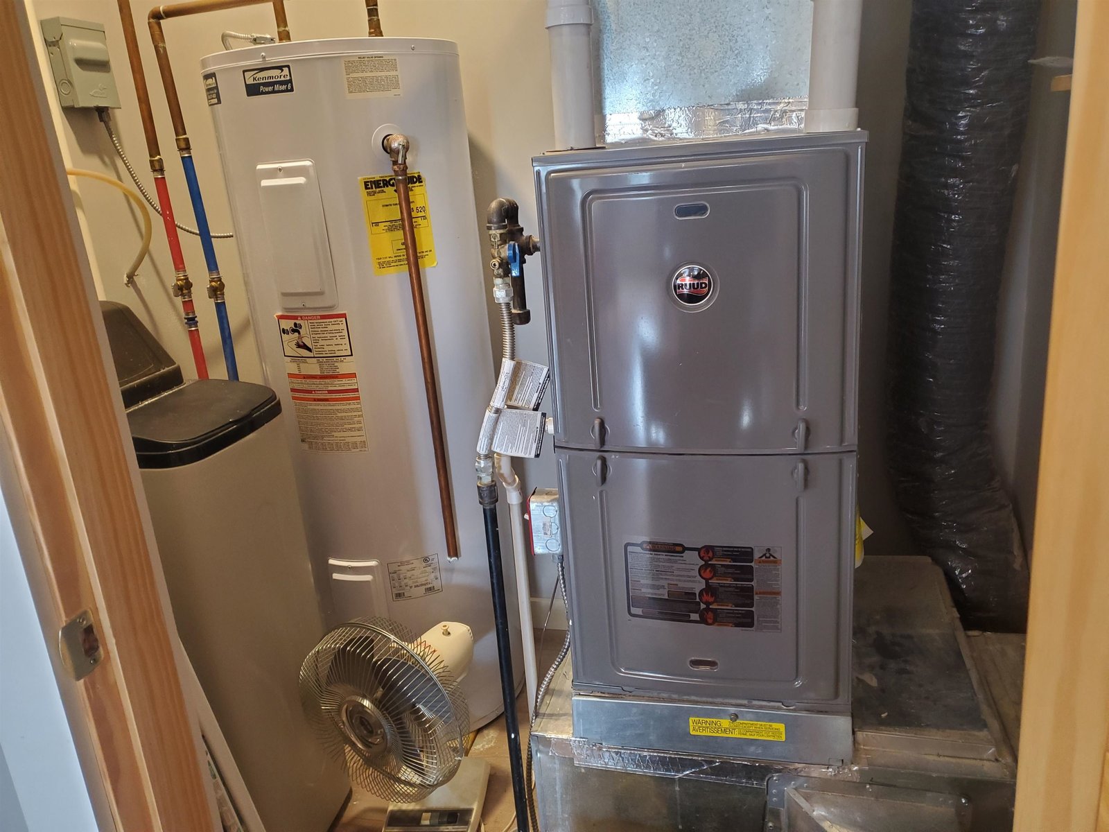 Utility closet, 1st floor