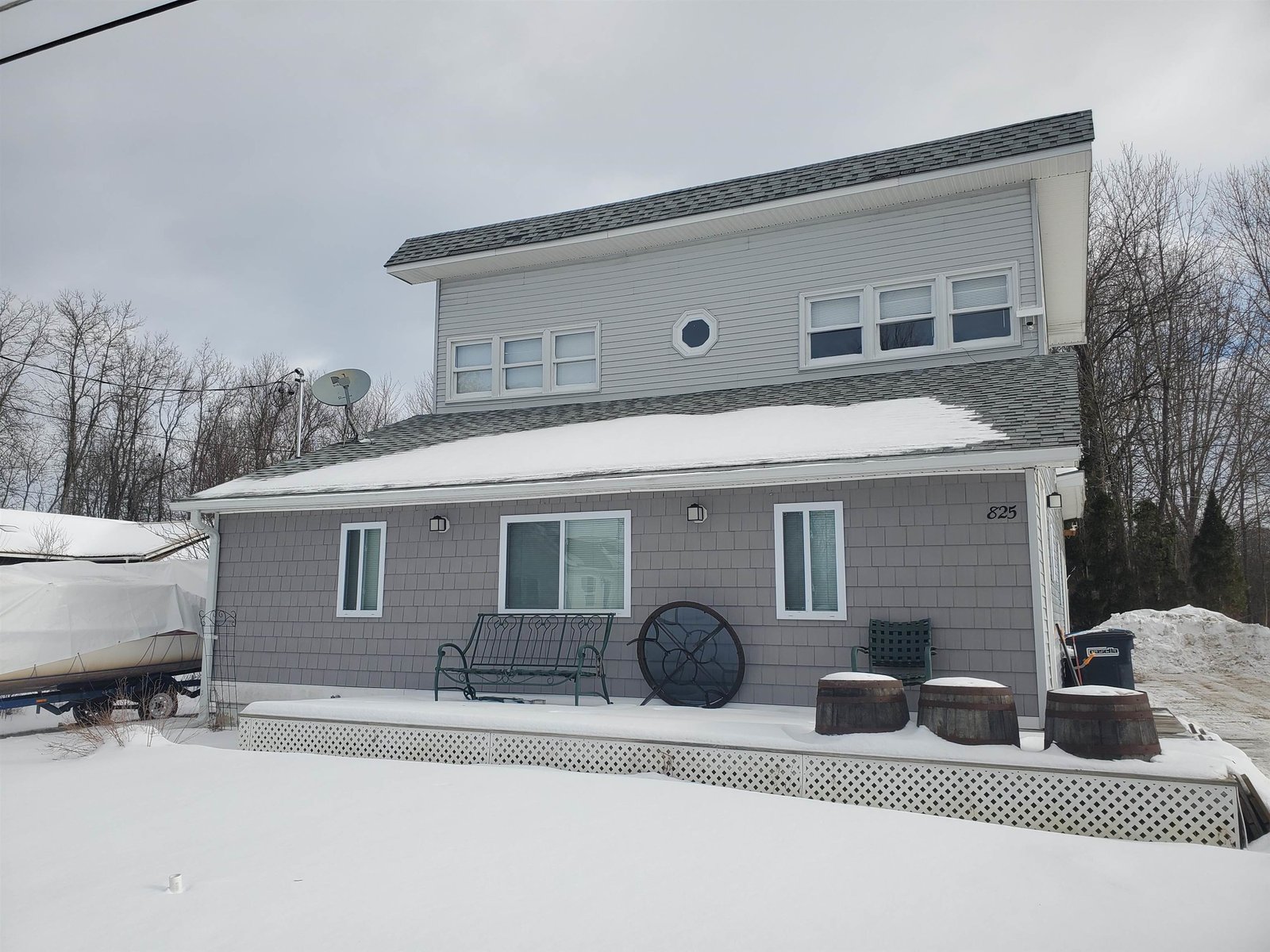 Winter - front of home