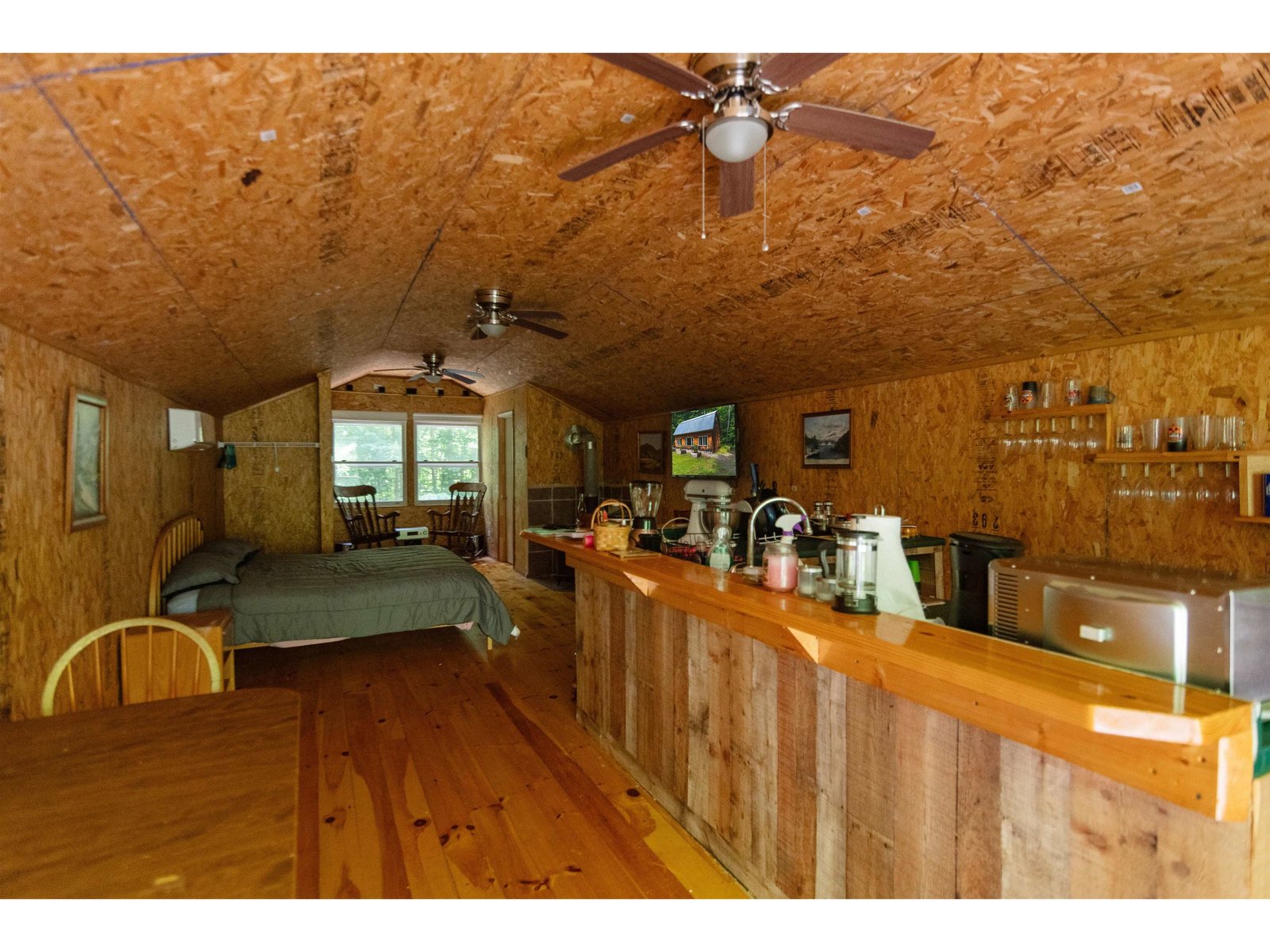 Loft area above barn