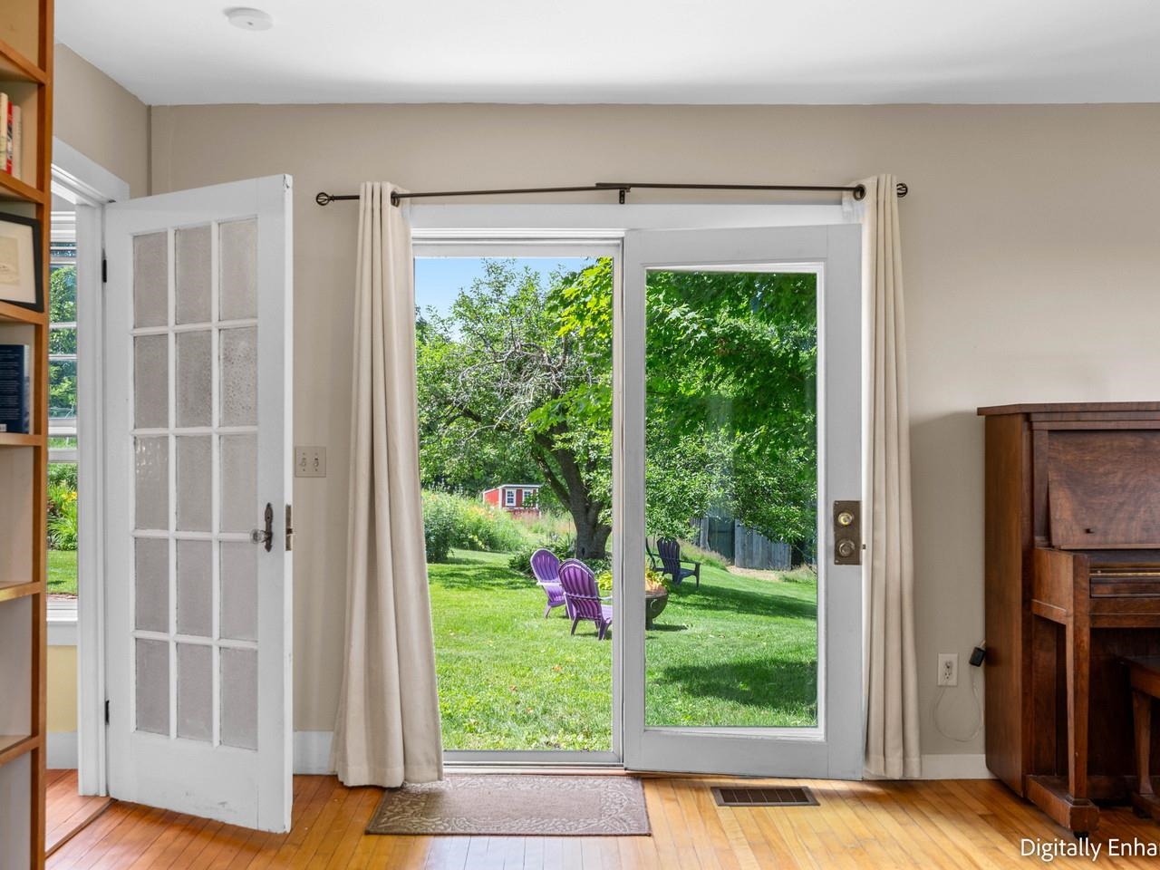 Living Room to Office & Yard