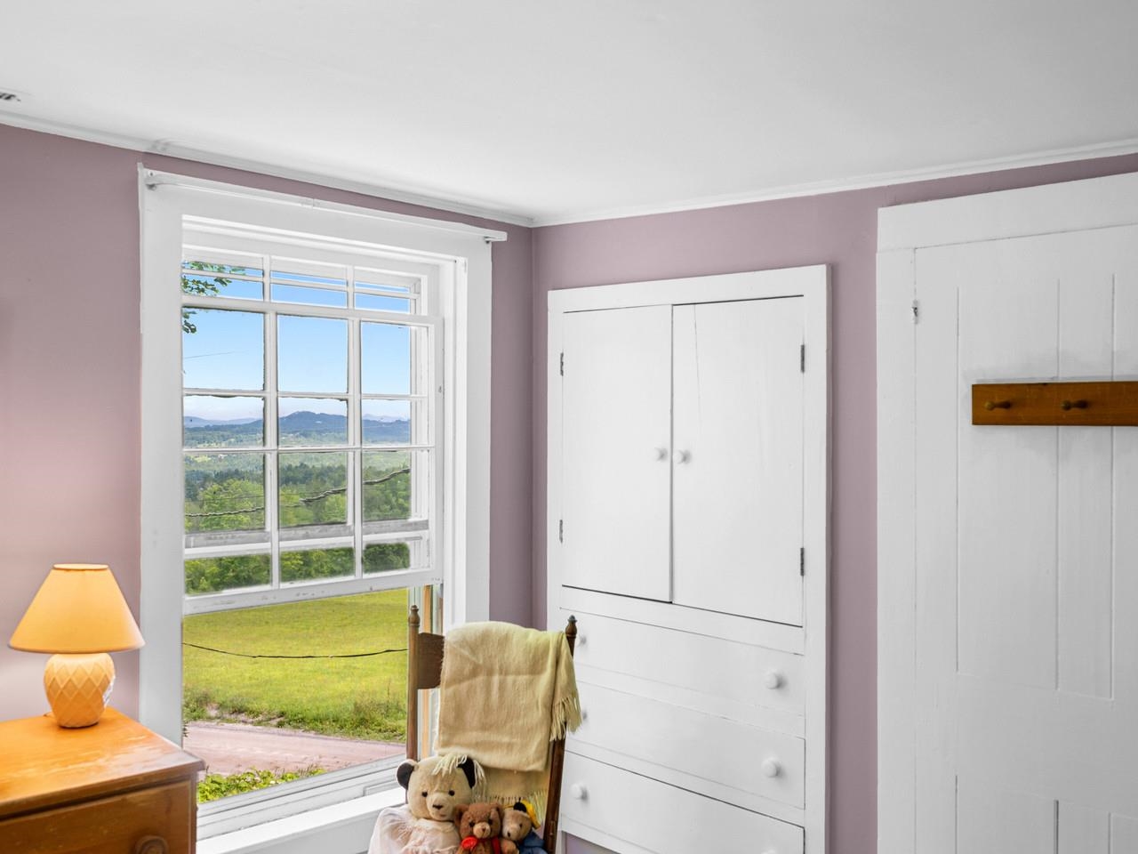 Built-ins and Bedroom View!