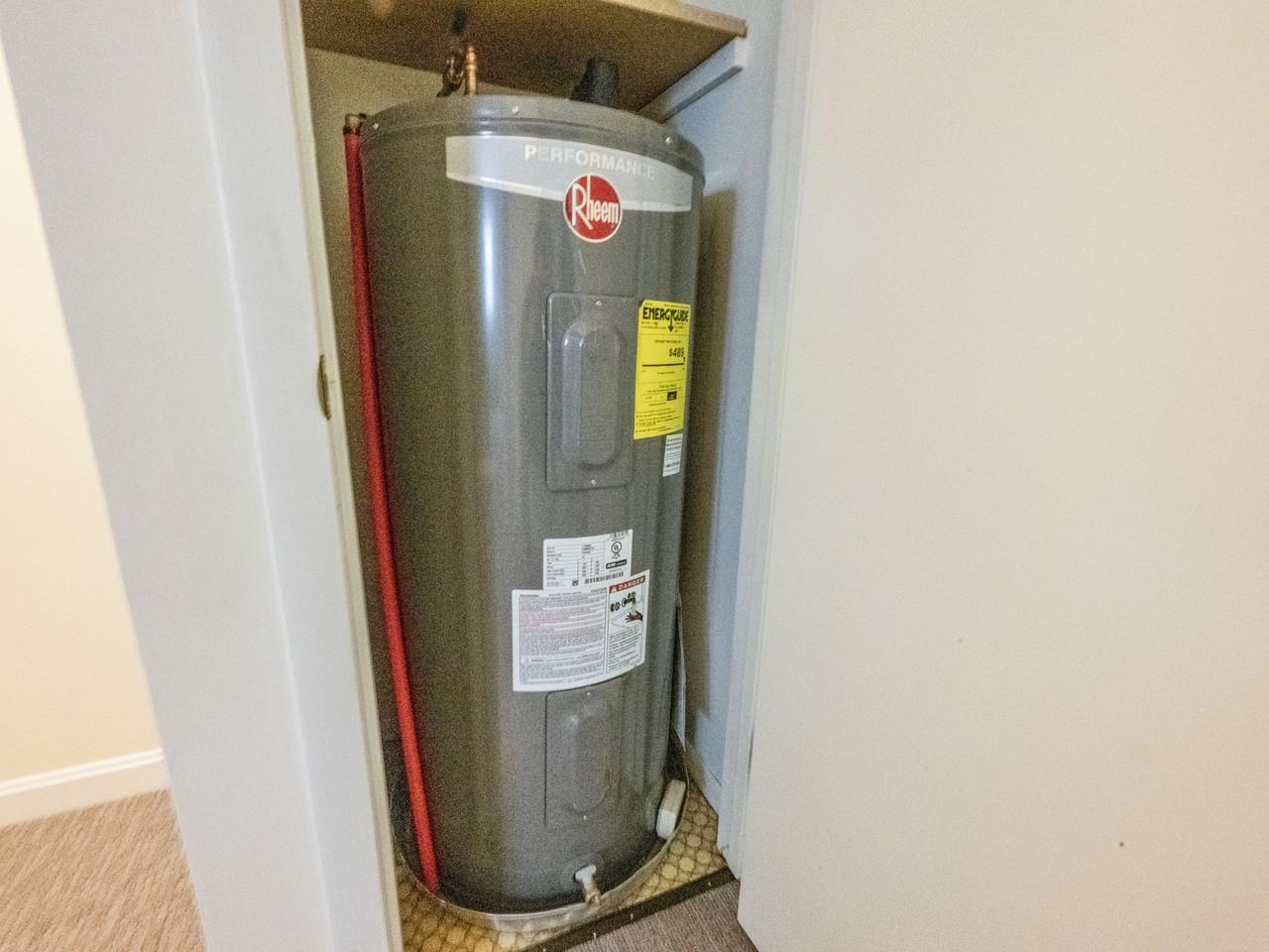 New hot water tank