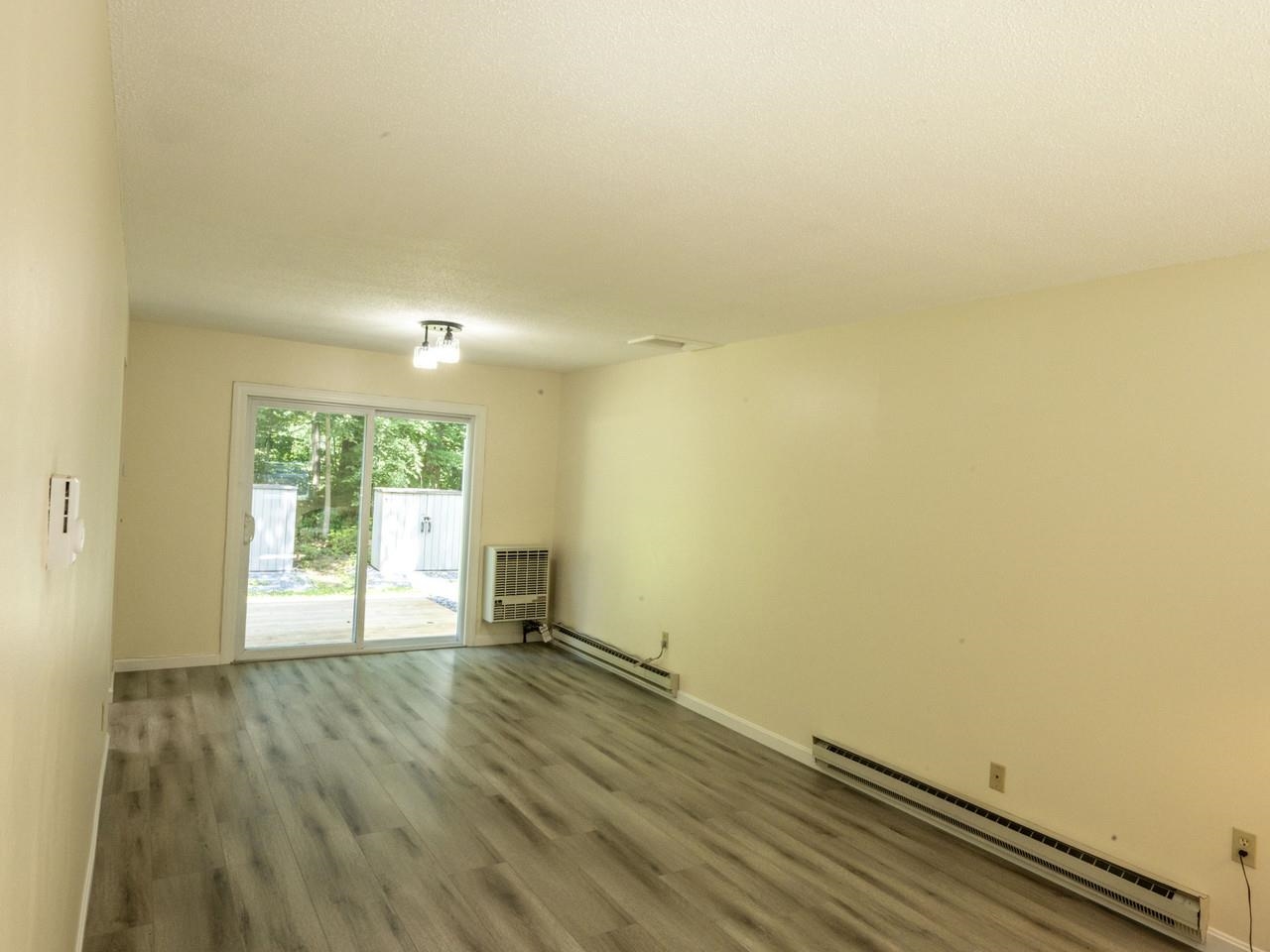 Open living-dining area