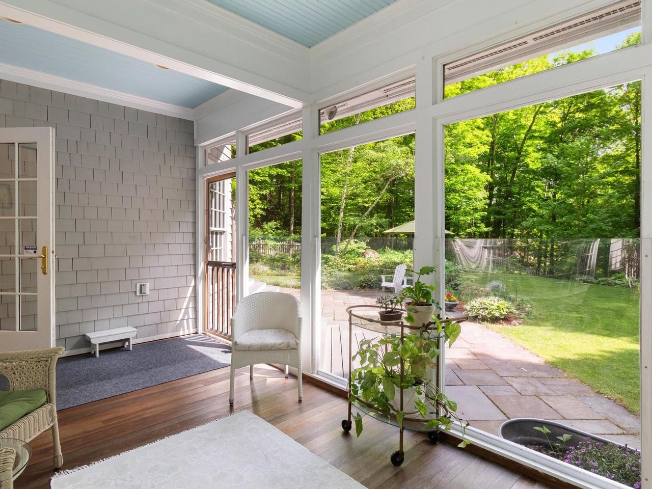 Opens to Stone Patio & Deck