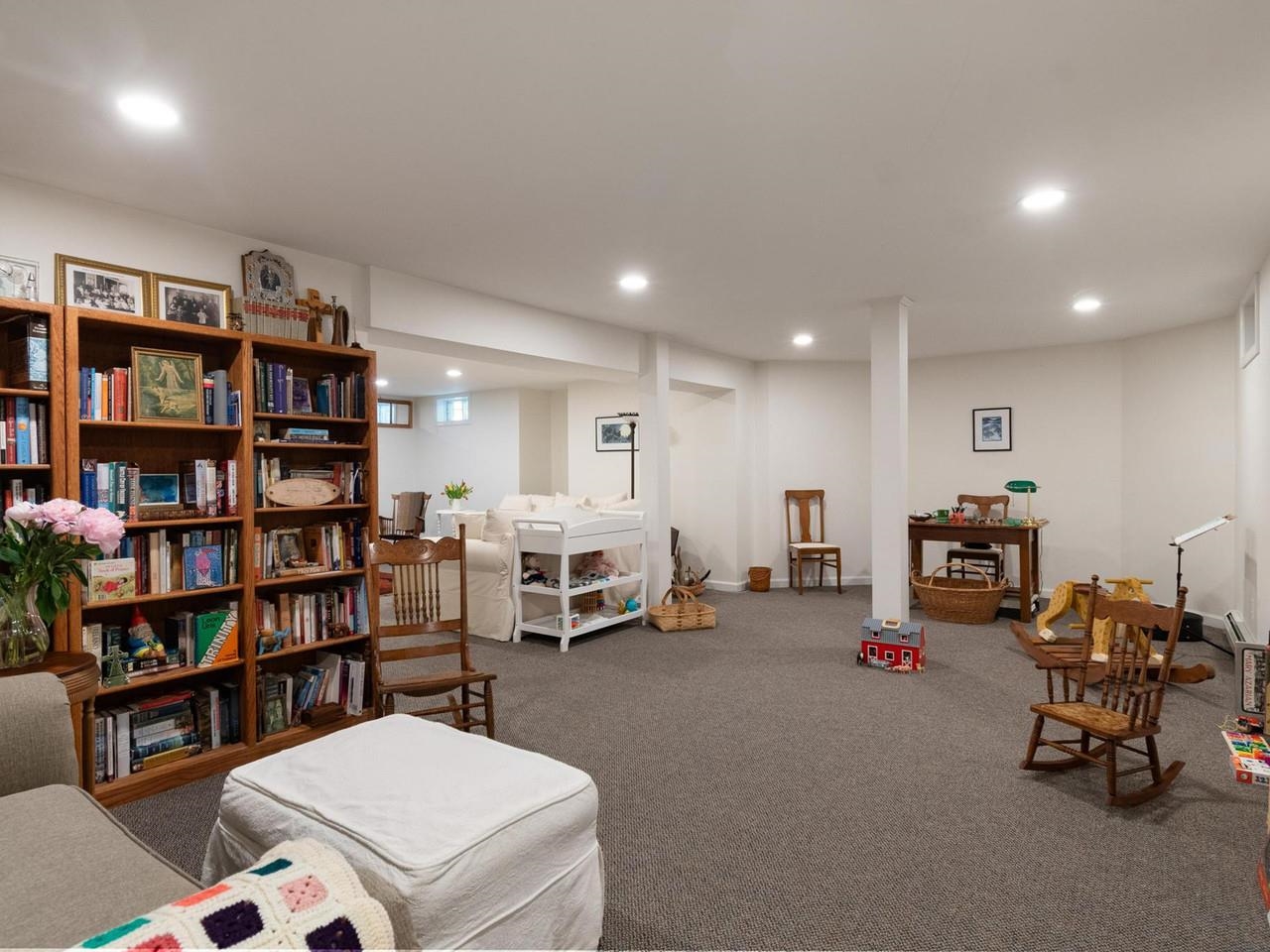 Expansive Finished Basement