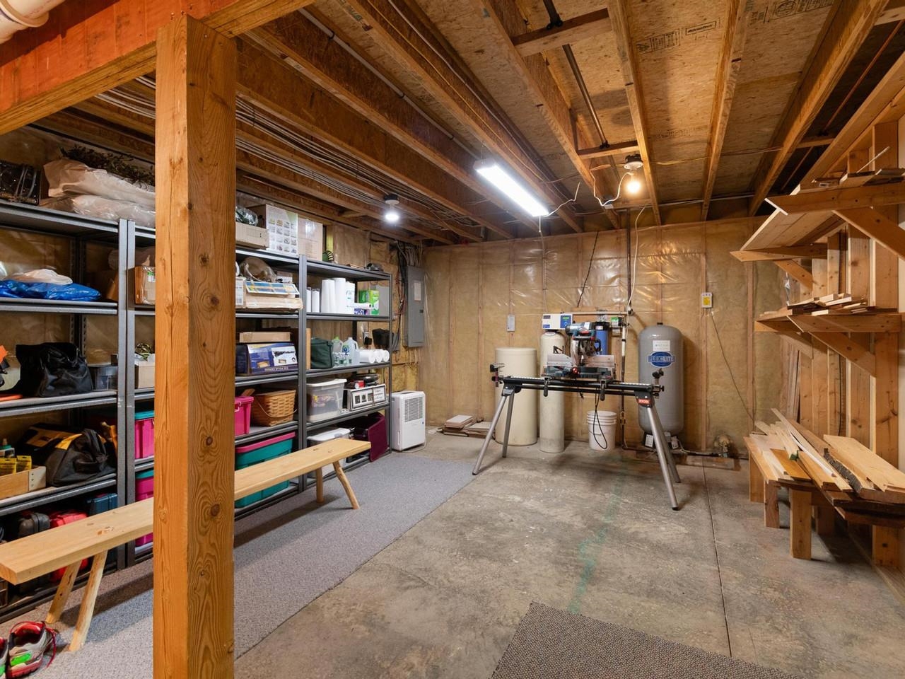 Storage Space in Basement