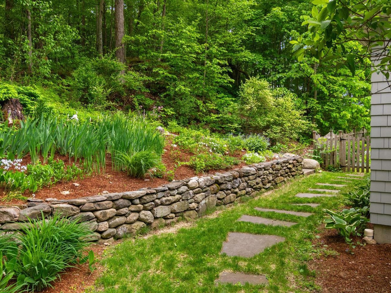 Stone Walk to Backyard