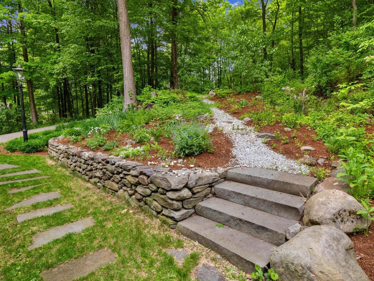 Wonderful Stone Wall & Steps
