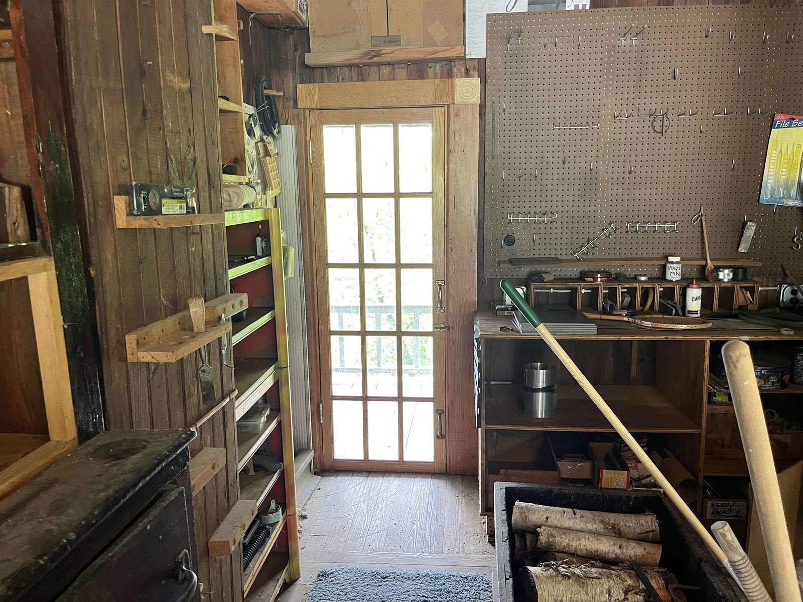 Door in Back of Garage to Back Porch