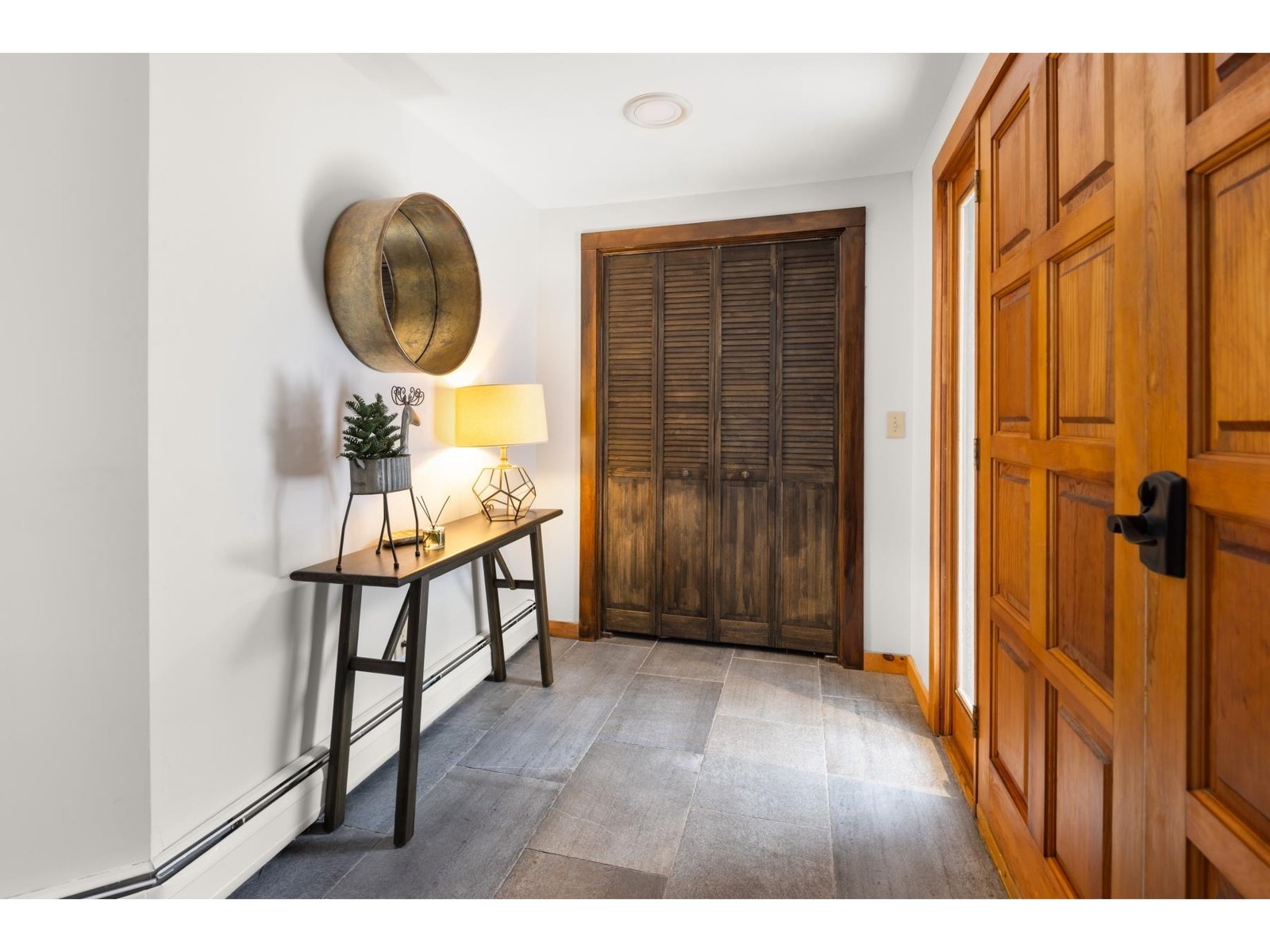 Entryway/mudroom with heated floor