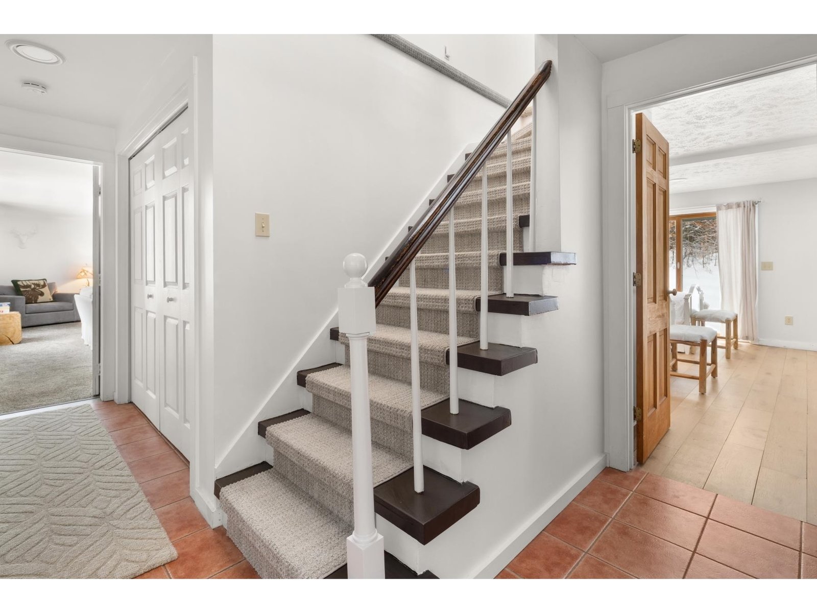 Heading to upper level bedroom