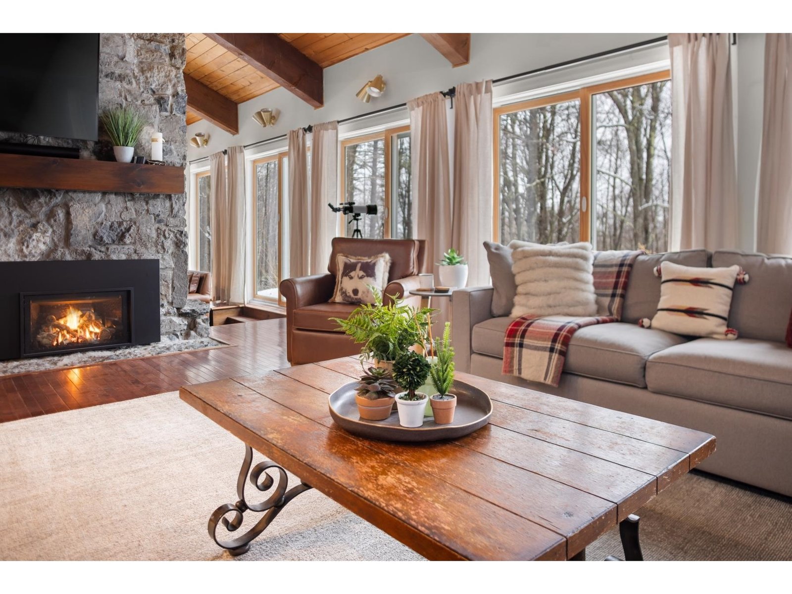 Convenience of patio doors...