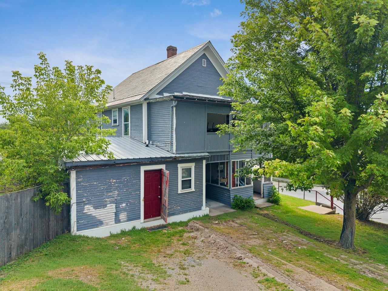Back door and basement access