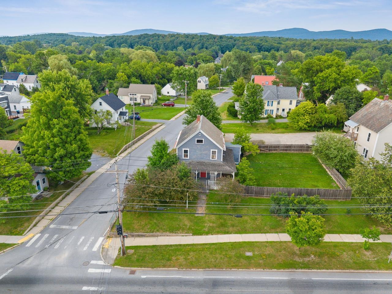 Corner lot with open yard