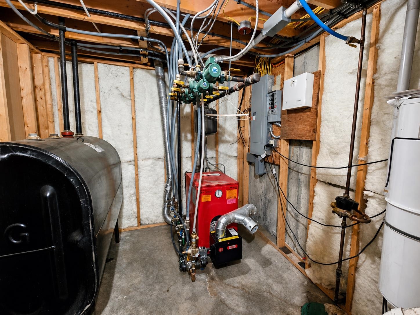 Utility Room w/ Propane Boiler