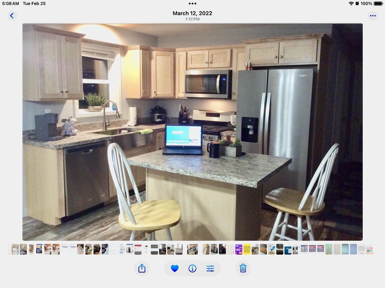 Eating Island With Storage Galore