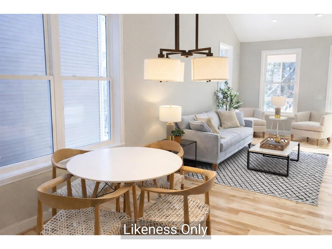 Dining Area with Windows
