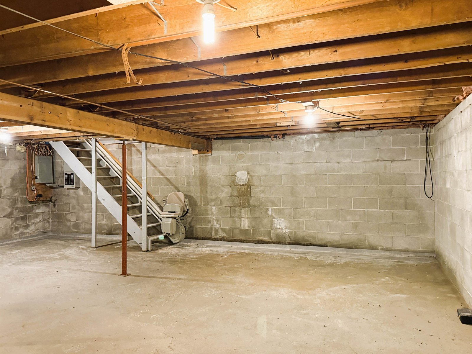 Stairway into Basement