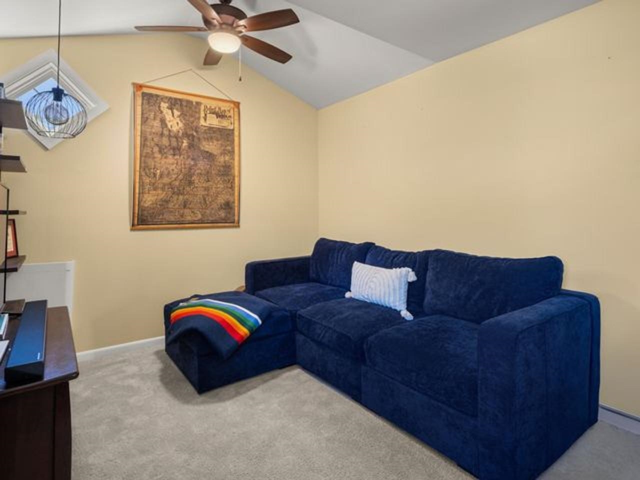 Cozy Carpeted Living Space