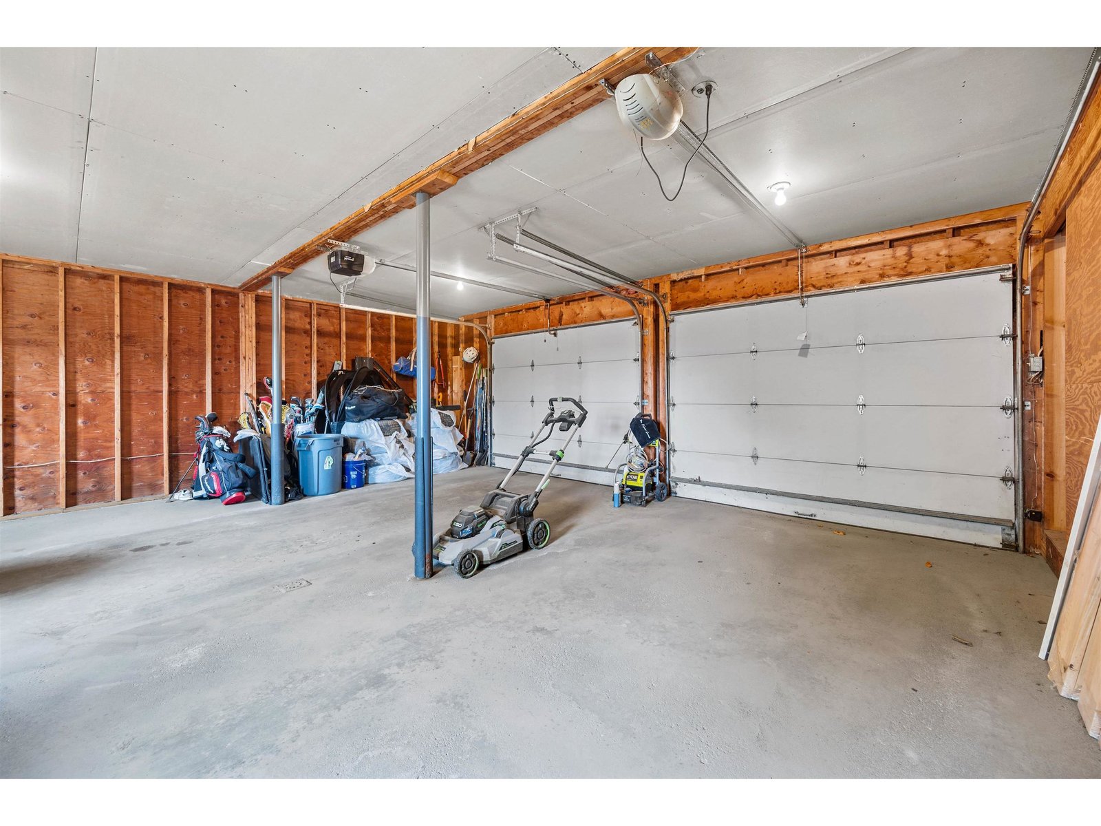 Two car garage