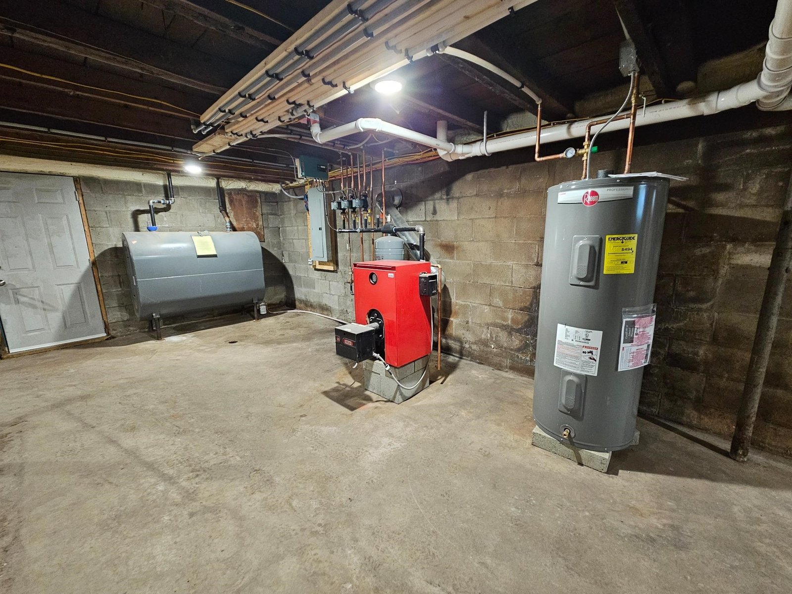 New Boiler, Oil Tank and Water Heater