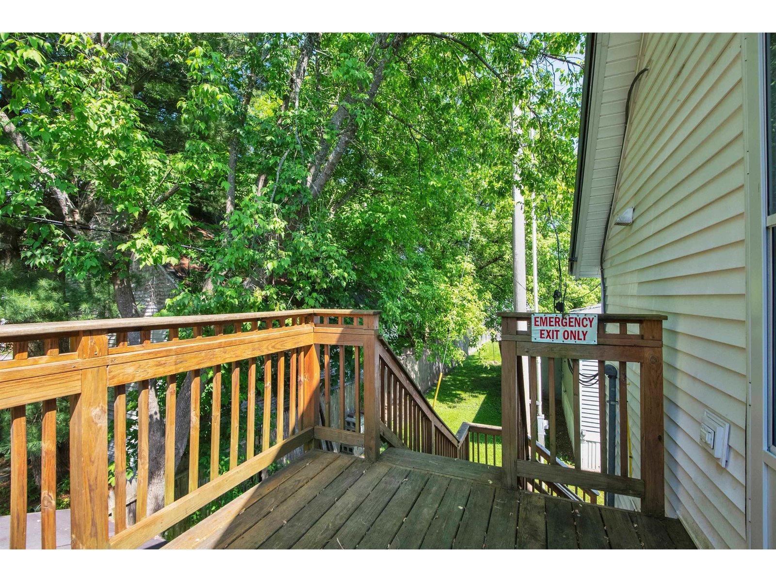 Unit Two Back Deck