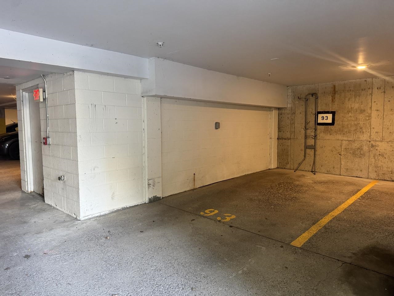 1 Parking Spot with Bike Rack