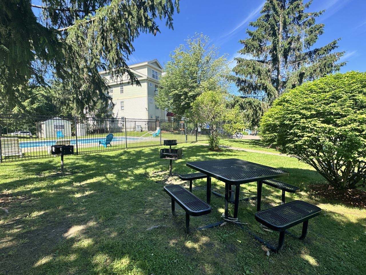HOA Picnic Area with Pool