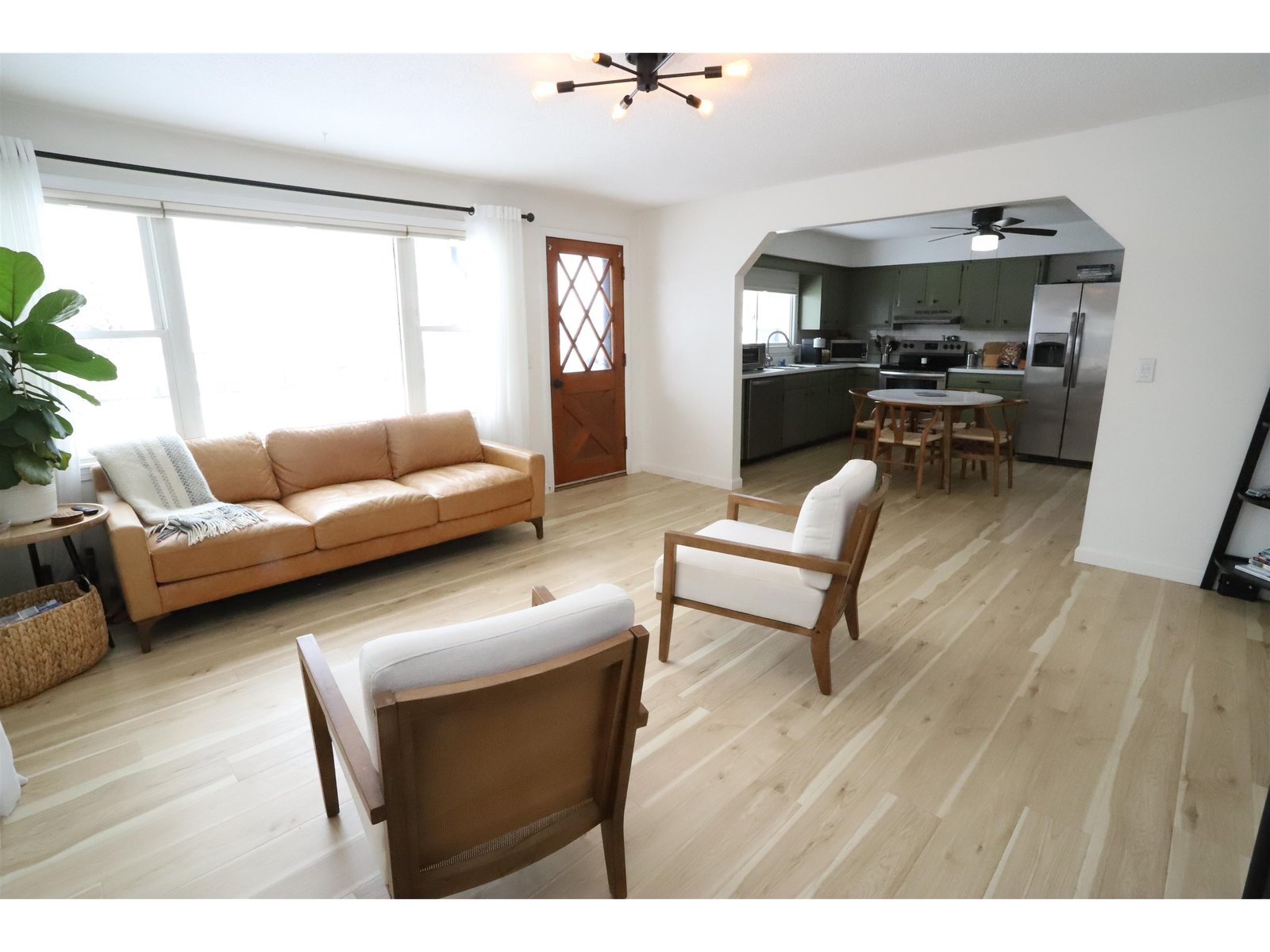 Living Room into Kitchen