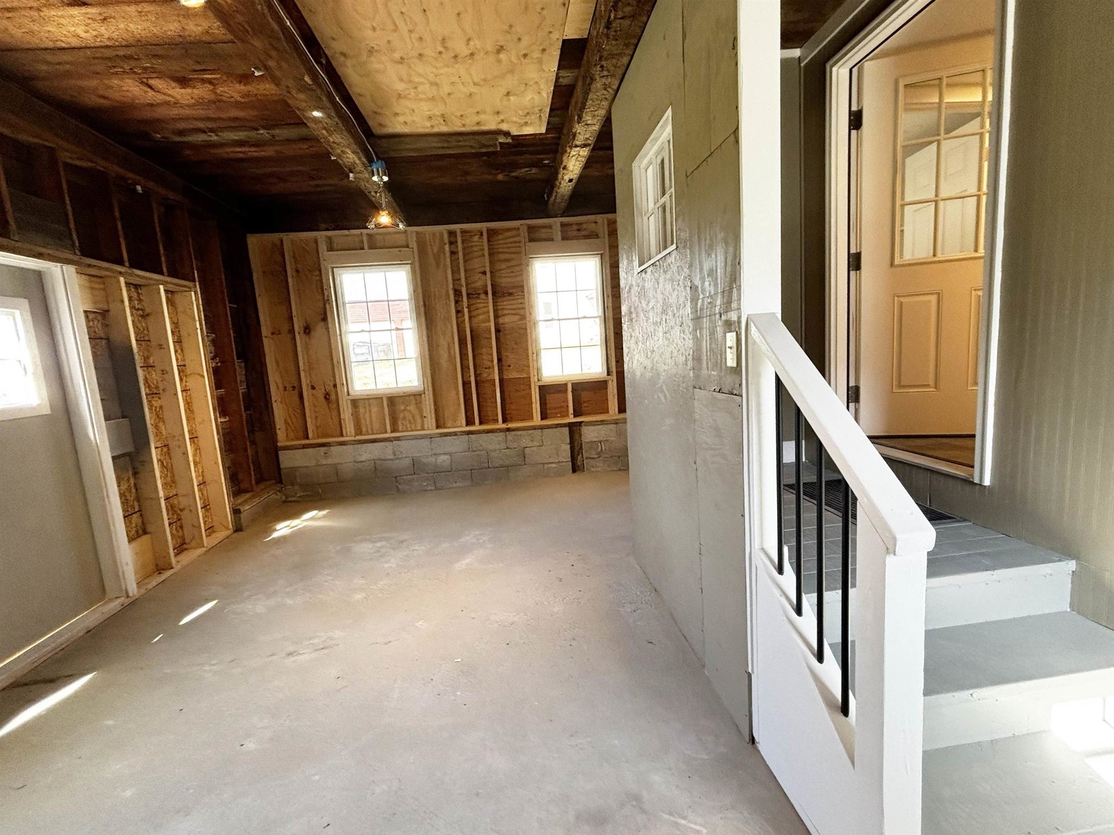 Attached dry storage space
