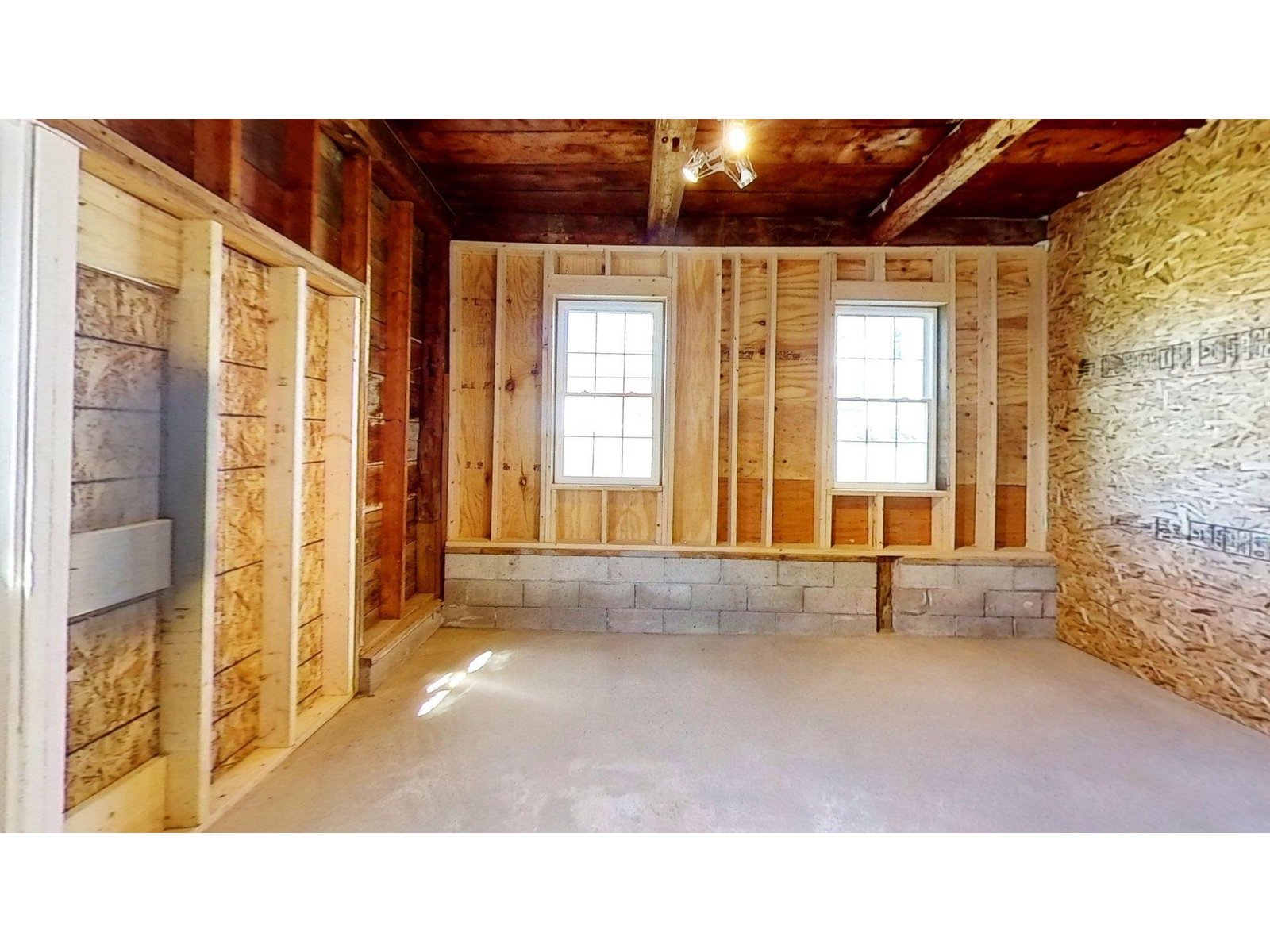 Attached dry storage space