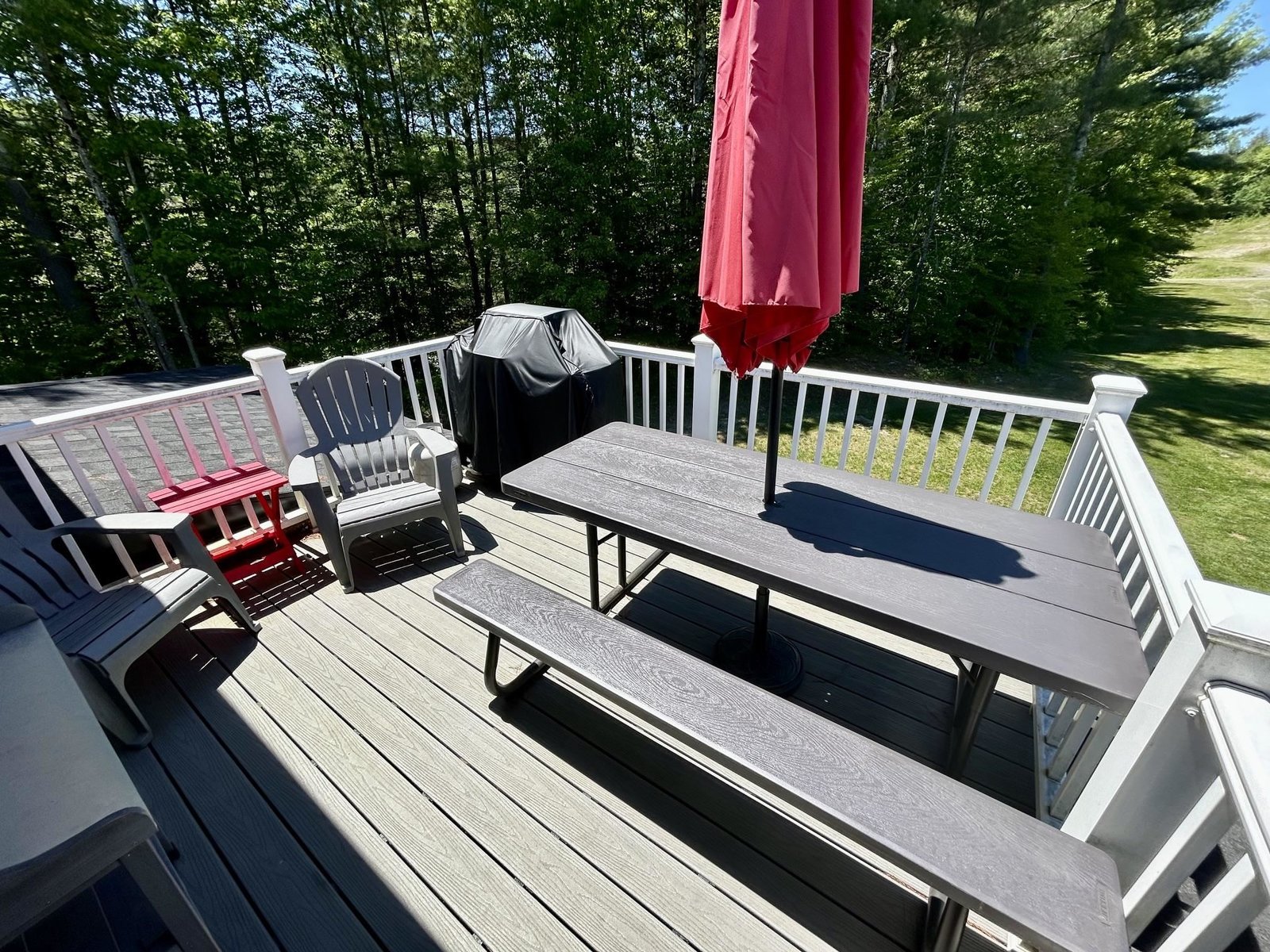 Deck off Kitchen in ADU