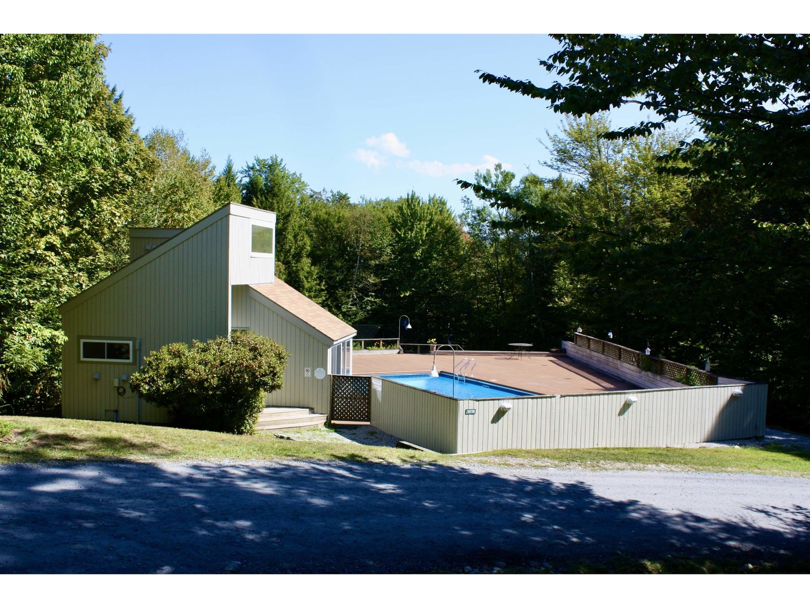 Clubhouse and Pool area.