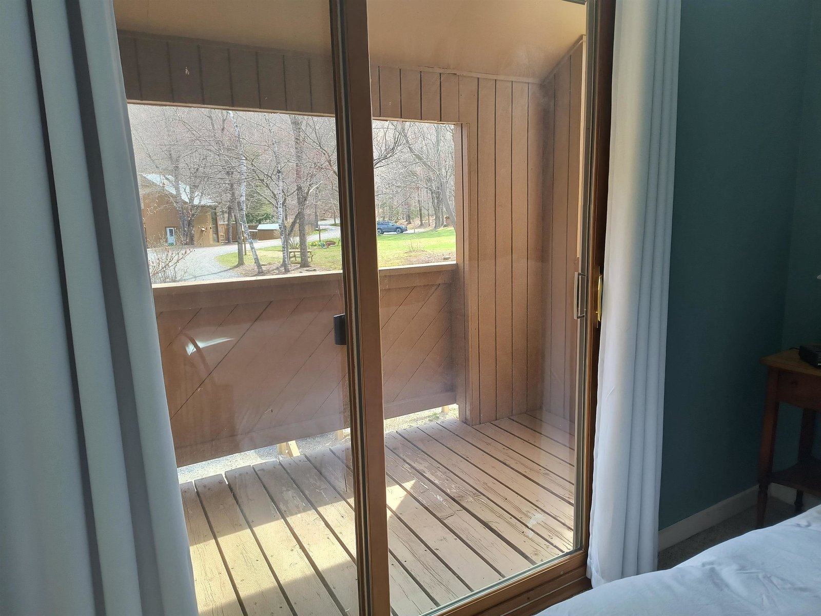 Bedroom deck