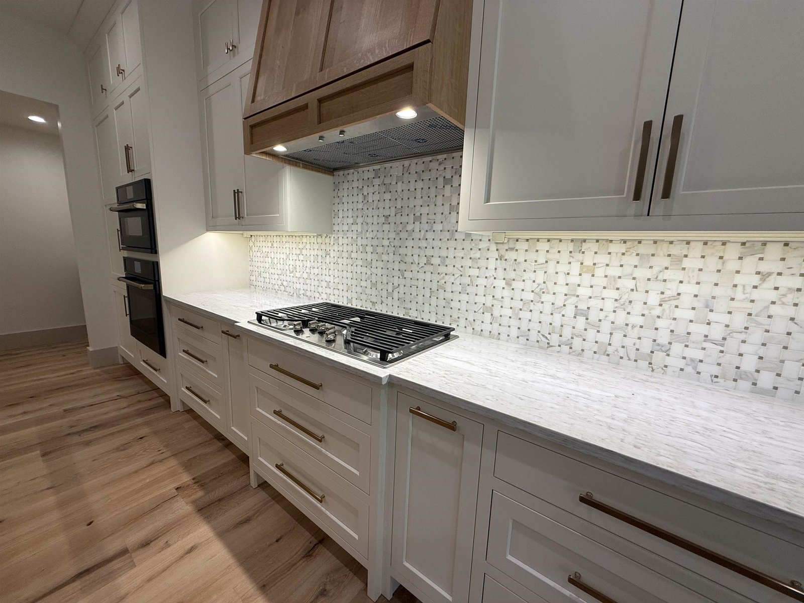 Custom built exhaust hood